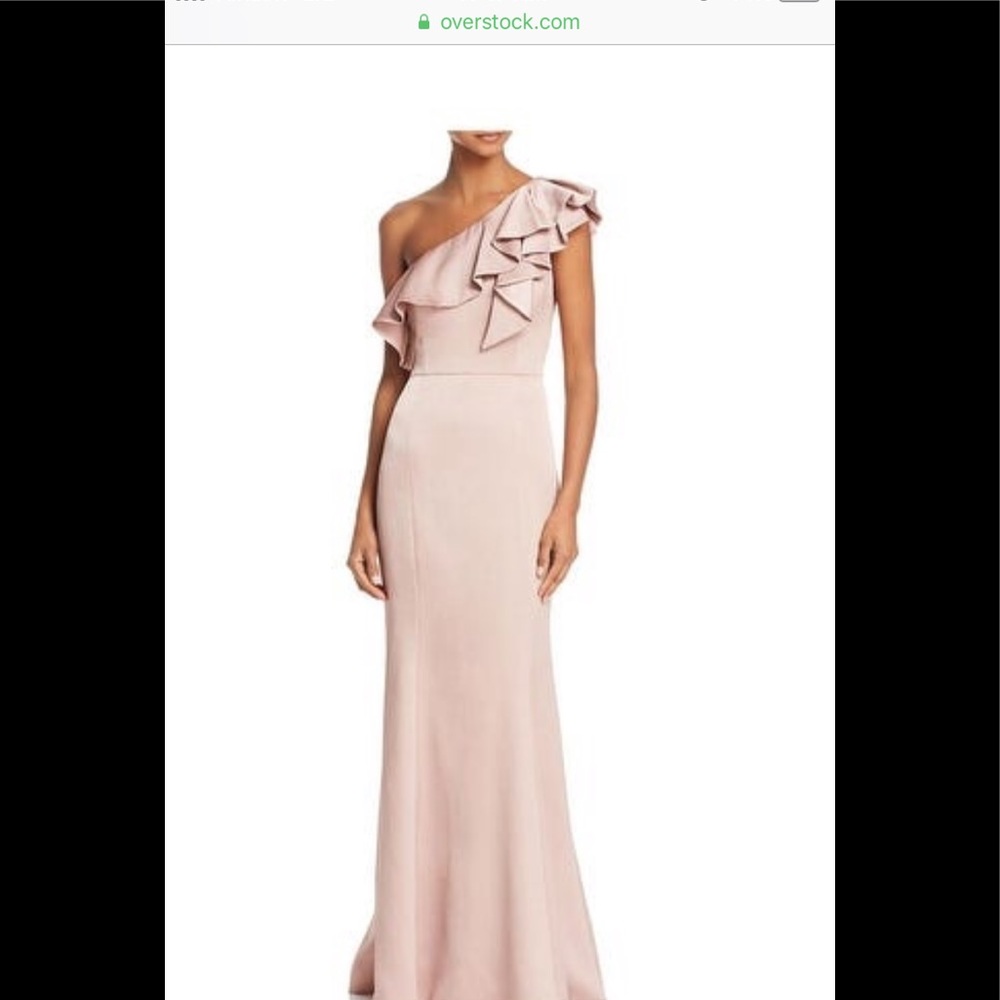 Aidan Mattox Womens Formal Dress Hammered Satin